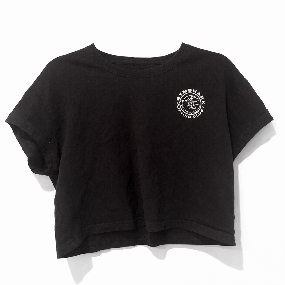 gymshark cropped tee 🖤